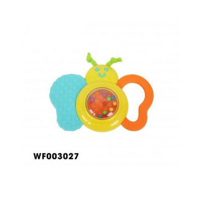 Set 3 đồ chơi cầm tay xúc xắc chíp chíp - gặm nướu hổ gặm nướu sột soạt Winfun 3027 