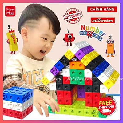 Xếp Hình Numberblocks Đồ Chơi Toán Học Thông Minh Trí Tuệ Cho Bé Linking Cube - Hãng miDoctor