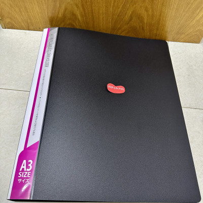 [ Kích Thước A3 ] Bìa Còng Nhẫn 2F5 Size  A3 Đựng Hồ Sơ Bản Vẽ Chống Thấm Nước Kèm 10 Tờ Bìa Lỗ A3 Dày Tiện Dụng Kidario