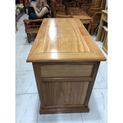 Bàn Làm Việc Gỗ Gõ Đỏ 1M2 ( Tặng Ghế )