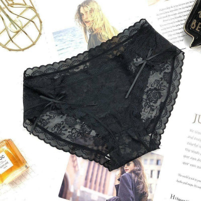 Quần lót nữ ren chất lưới pha ren siêu mềm mịn thoáng mát - 1829