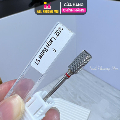 Đầu Mài Titan 3 Trong 1 Làm Nail M Xanh Phá F Đỏ Mịn, Vonfram Siêu Mịn Không Nóng Móng, Đầu Mài Wolfram Phá Gel Bột, Mài Da, Mài Khóe