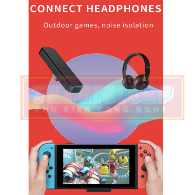 Thiết Bị Phát Tín Hiệu Bluetooth Không Dây Đầu Type-C USB Cho Nintendo Switch & Lite, PS4, PC, Điện Thoại S2 - Hàng Nhập Khẩu