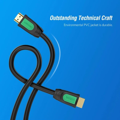 Ugreen UG40461HD101TK 1.5M màu Đen Cáp tín hiệu HDMI chuẩn 1.4 hỗ trợ phân giải 4K * 2K 60hz - HÀNG CHÍNH HÃNG