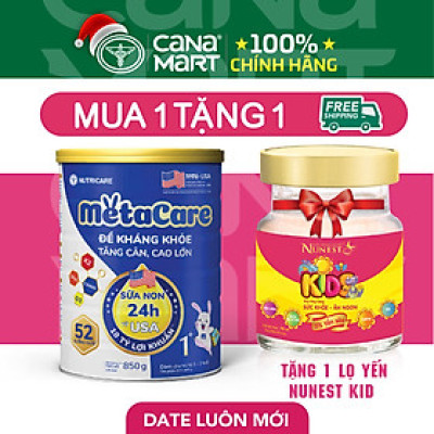 Sữa bột Nutricare MetaCare 1+ phát triển toàn diện