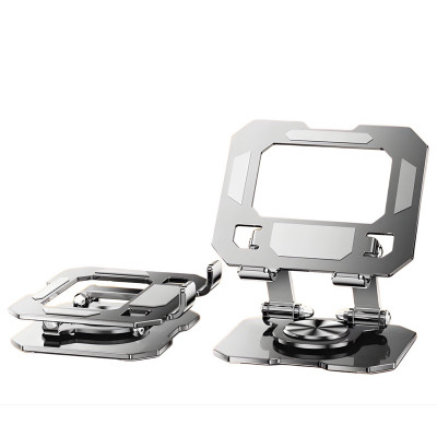 Giá Đỡ Máy Tính Bảng Xoay 360 Độ Chất Liệu Hợp Kim Nhôm, Tản Nhiệt Tốt Giao Màu Ngẫu Nhiên - Hàng Nhập Khẩu