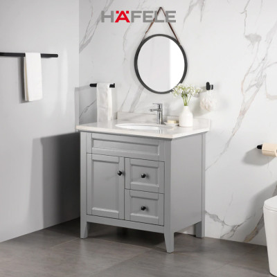 Bộ phụ kiện phòng tắm Hafele - 499.98.350 màu đen (Hàng chính hãng)