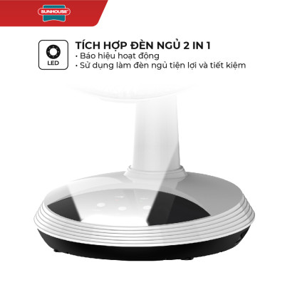 Quạt Sạc Tích Điện Sunhouse SHD7223 (24W) - Hàng Chính Hãng
