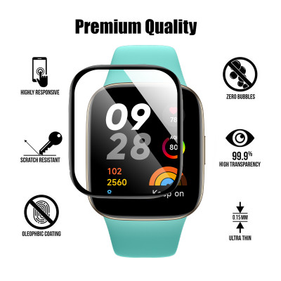 Mếng dán màn hình đồng hồ - Miếng dán Full viền 3D chống xước bảo vệ màn hình đồng hồ thông minh Redmi Watch 4 - Hàng chính hãng