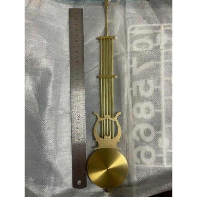 Phụ kiện lắc đồng hồ treo tường cao cấp – Cây lắc hợp kim mạ vàng bóng, dùng cho đồng hồ gỗ lũa, đồng hồ cổ