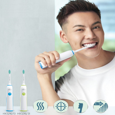 Bàn chải đánh răng điện Philips HX3216 - Hàng nhập khẩu