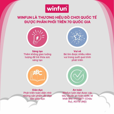 Đồ chơi treo nôi cũi, xe đẩy 3 trong 1 tự động xoay và phát nhạc ru ngủ cho bé từ 0 tháng tuổi Winfun 720015