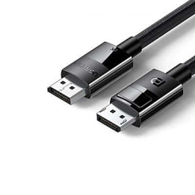 Ugreen UG80391DP114TK 1.5m 8K 60hz 1.4 màu đen cáp dp ra Dp displayport hợp kim bọc lưới chống nhiễu - HÀNG CHÍNH HÃNG