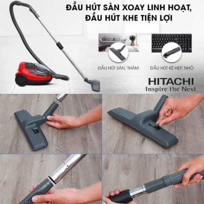 Máy hút bụi dạng hộp Hitachi CV-SF20 công suất 2000W, xuất xứ Thái Lan - Hàng chính hãng