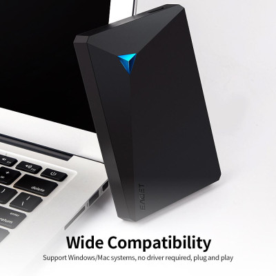 Ổ cứng di động 500GB USB 3.0 Tốc độ cao 5400 vòng / phút chống sốc cho máy tính xách tay PC EAGET G20 2.5 inch