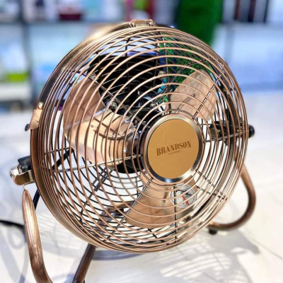 QUẠT ĐỂ BÀN BRANDSON VENTILATOR 25CM WOW AKTION - MÀU ĐỒNG Hàng chính hãng