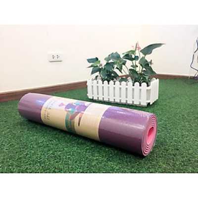 Thảm Tập Yoga 2 Lớp - Tặng Kèm Túi Đựng Thảm
