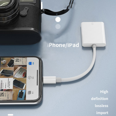 Đầu đọc thẻ nhớ SD dùng cho điện thoại iPhone, iPad tiện lợi dùng cho máy ảnh