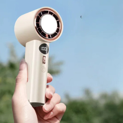 Quạt cầm tay turbo sò lạnh mini siêu mát Pin trâu 3000 mAh, nhỏ gọn linh hoạt hiệu WIWU Wi-FS016 ChillMate - 100 chế độ gió, thiết kế đẹp, bền - hàng nhập khẩu