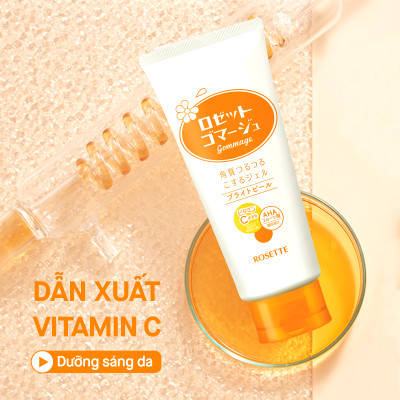 Tẩy Tế Bào Chết Rosette Dưỡng Sáng Da Gommage Bright Peel 180G
