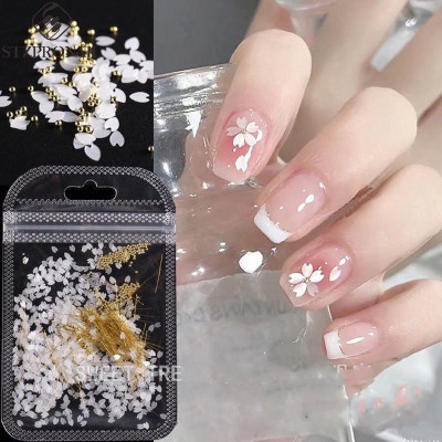 Hoa Anh Đào Trang Trí Móng, Phong Cách Nhật Hàn, Chất Liệu Sequins Lấp Lánh, 50 Bông, Làm Nail Trẻ Trung Nail Phương Miu Nữ