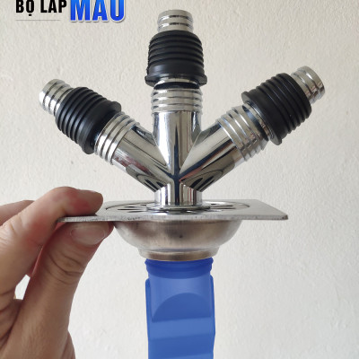 Bộ thoát nước máy giặt, thoát nước thải, nước thoát sàn nhà tắm, vệ sinh kiêm chống mùi hôi, ngăn côn trùng trào ngược – Bộ chia 3, MIHOCO 31