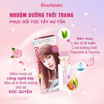 Thuốc nhuộm tóc tại nhà dạng kem Beautylabo Vanity 133ml - nhuộm dưỡng tóc mềm mượt chuẩn Nhật