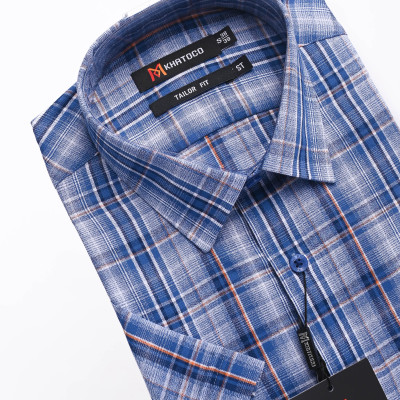 Áo sơ mi Khatoco tay ngắn