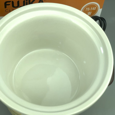 Nồi Kho Cá Thịt,Nấu Chậm,Nấu Cháo ,Chưng Yến 1.5L Fujika KC15 Màu Vàng-Hàng chính hãng