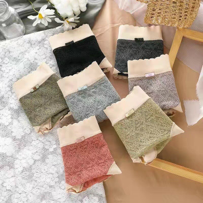 |Mã QL08| Combo 5 Quần Lót Ren Nữ - Quần Chip Nữ Cạp Và Viền Su Mát Lạnh Co Giãn Thoải Mái - Mẫu Mới  - Quần Lót Nữ Cao Cấp