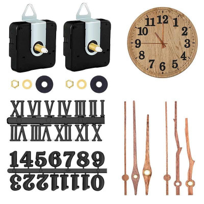Linh kiện đồng hồ treo tường đầy đủ: Máy, Kim, Ốc, Móc treo, Đinh, Ốp – DIY dễ lắp, bền, chuẩn size