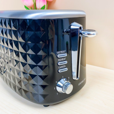 Máy Nướng Bánh Mì Lock&Lock EJB222BLK 850W Màu đen - hàng chính hãng