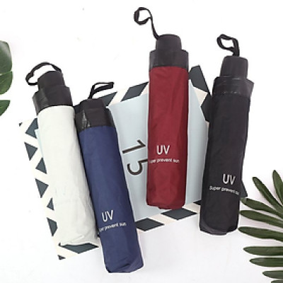 Ô Dù Chống Tia UV Gấp Gọn 28cm Đường Kính Lớn 98cm Tiện Lợi Cứng Cáp - Hàng chính hãng