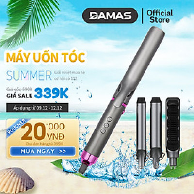 Máy Uốn Tóc Kiêm Duỗi Tóc Đa Năng 5 trong 1 DAMAS Taesang HS6001 - Hàng Chính Hãng