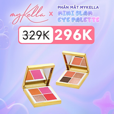 Phấn Mắt Trang Điểm myKella Mini Glam Eye Palette Siêu Mịn