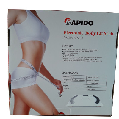 Cân sức khỏe phân tích chỉ số cơ thể Rapido RSF01