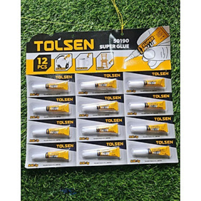 KEO SIÊU DÍNH (BAO GỒM 12 CÁI) TOLSEN 50190 - HÀNG CHÍNH HÃNG