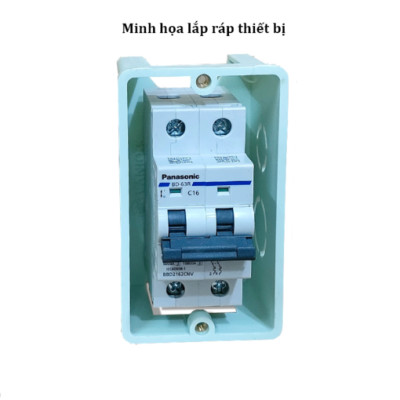 Đế âm C2-63 nhựa Sino Vanlock dùng cho MCB