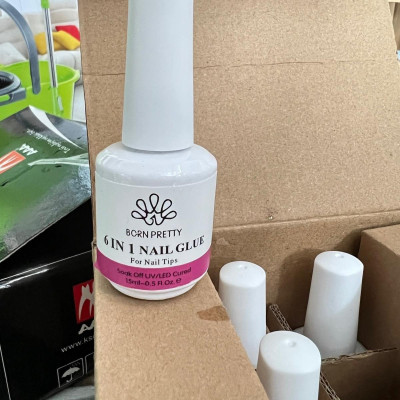 [Cao Cấp] Sơn Gel 6 Trong 1 Born Pretty Chai 15ml Gel Dán Nối Dài Móng Tay, Base 6in1 Liên Kết, Top Loang Màu Sơn Gel Nối Móng Tay Nữ Women