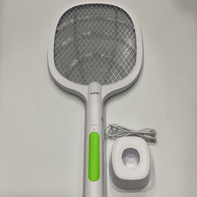 Vợt muỗi MPE VM1 thông minh 2 in 1 tích hợp chức năng tự động bắt muỗi, cổng sạc USB, có đèn led báo - Hàng chính hãng