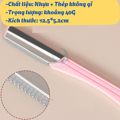 BỘ 3 DAO CẠO LÔNG MÀY MINI – SIÊU GỌN & AN TOÀN DAO CẠO CHÂN MÀY 3 CÂY – NHỎ GỌN, SẮC BÉN, DỄ DÙNG DAO CẠO MÀY SIÊU NHỎ – AN TOÀN CHO DA NHẠY CẢM BỘ DAO CẠO LÔNG MÀY CÓ NẮP – TIỆN DỤNG & NHẸ NHÀNG
