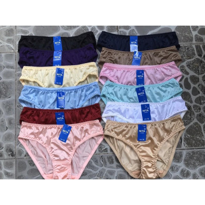 Set 10 quần lót thun lạnh trơn hàng việt nam(Từ 45kg đến 70Kg)