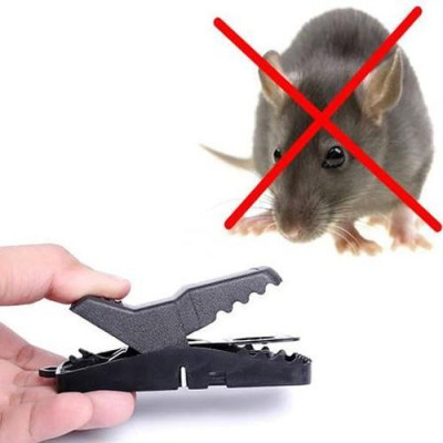 Kẹp bẫy chuột nhựa siêu nhạy, bẫy chuột thông minh kiểu hàm kẹp