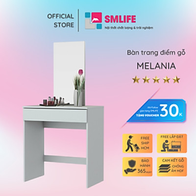Bàn phấn nhỏ gọn phong cách hiện đại SMLIFE Melania
