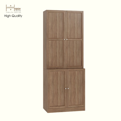 [Happy Home Furniture] SCANDINA, Kệ sách 4 cánh mở, 81cm x 47cm x 212cm ( DxRxC), KSA_045