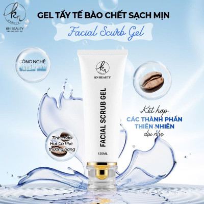 Gel Tẩy Tế Bào Chết Tinh Chất Cà Phê KN Beauty - Facial Scrub Gel 120 ml