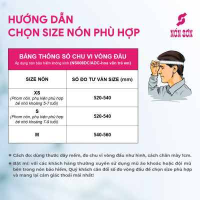Mũ bảo hiểm nửa đầu trẻ em hoa văn NÓN SƠN chính hãng ADC-397.123