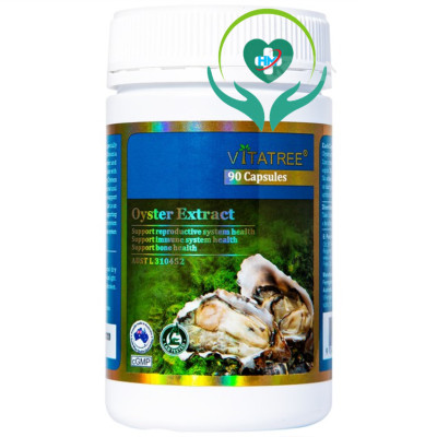 Viên uống chiết xuất Hàu biển Vitatree Oyster extract , hộp 90v, nhập khẩu Úc, tăng cường sinh lý nam