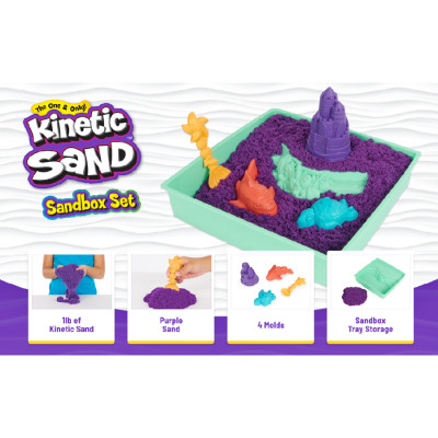 Đồ Chơi Bộ Cát, Dụng Cụ Và Khay Chơi Cát KINETIC SAND 6067800 - Giao hàng ngẫu nhiên