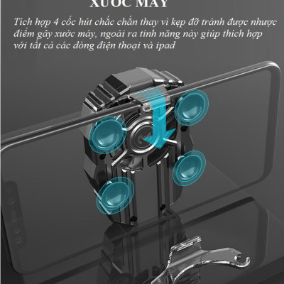 Quạt Tản Nhiệt Điện Thoại FL01 - Làm Mát Nhanh, Công Suất Lớn - Chuyên Dành Cho Game Thủ - Hàng Nhập Khẩu